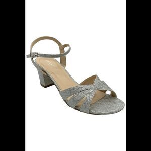 Paradox London Women's Colette Sandal Silver Glitter - Medium